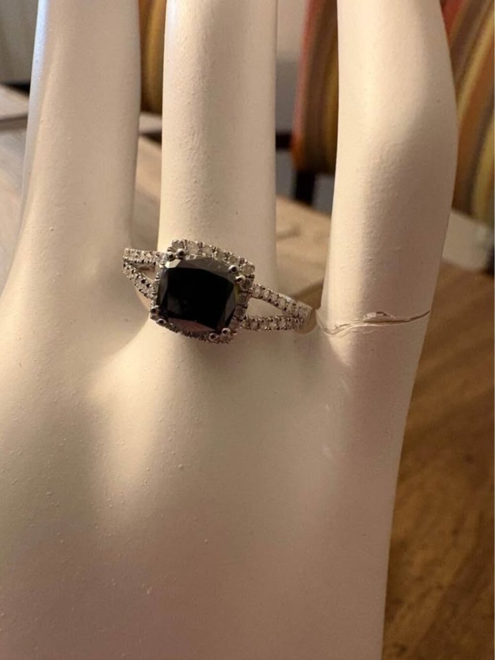 Sterling Silver 1.50 CTTW Natural Diamond Ring Size 7